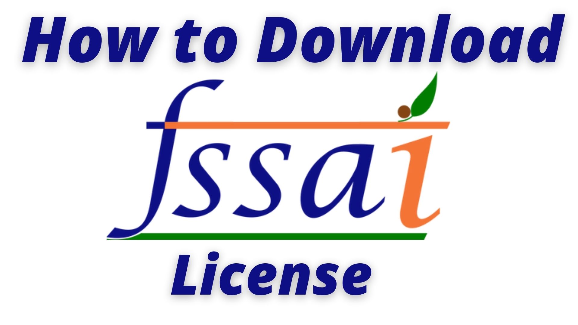 Online FSSAI Food License Certificate Print | Download | Lost | Recover